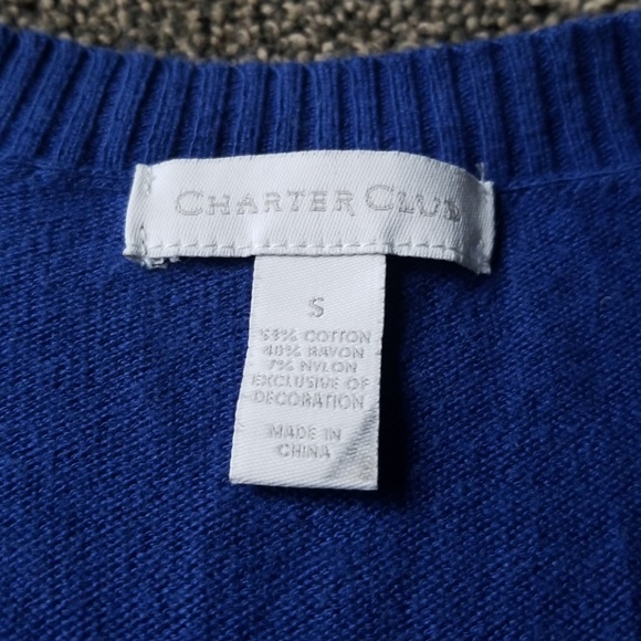 EUC Charter Club argyle sweater - Picture 3 of 3